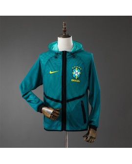 Brazil 2026 veste d’entrée avec capuche – veste d’entraînement