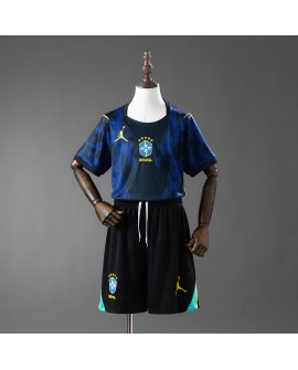 Maillot extérieur Brésil (maillot + short) 2026 - Enfants
