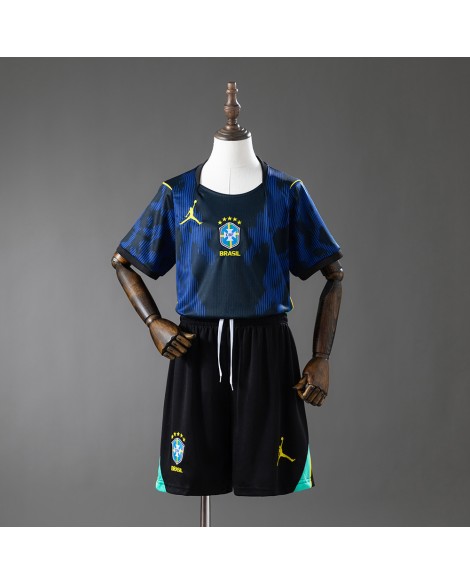 Maillot extérieur Brésil (maillot + short) 2026 - Enfants Maillot extérieur Brésil (maillot + short) 2026 - Enfants