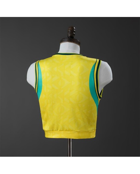 Brazil Maillot domicile crop top 2026 - Femme
