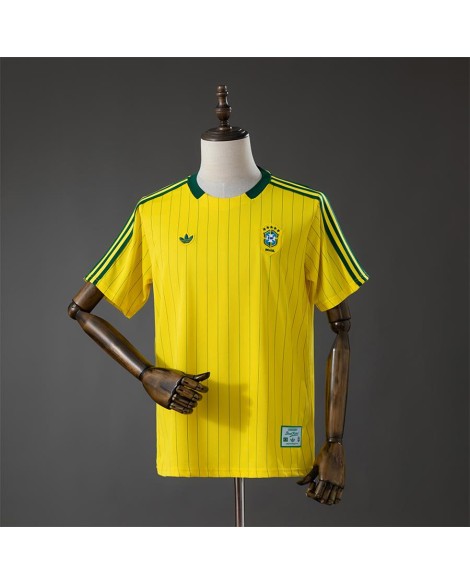 Brazil Maillot grisBrazil Maillot jaune à fines rayures 2026