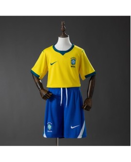 Ensemble maillot domicile Brésil (maillot + short) 2026 - Enfants