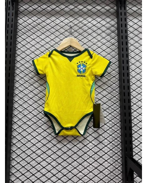 Maillot domicile de l'équipe nationale du Brésil pour la saison 2026 - taille bébé