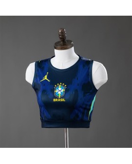 Brazil Crop top 2026 pour les matchs à l'extérieur - Femme