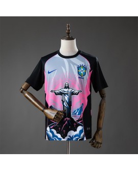 Brazil Maillot rose Christ Sauveur pour la Coupe du Monde 2026