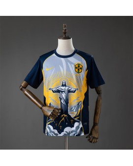 Brazil Maillot jaune du Christ Sauveur pour la Coupe du Monde 2026