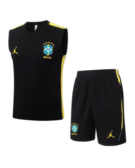 Brazil Tenue d'entraînement noire et rouge 2026/27