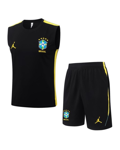 Brazil Tenue d'entraînement noire et rouge 2026/27