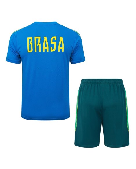 Brazil Combinaison d'entraînement bleu lac 2026/27 Brazil Combinaison d'entraînement bleu lac 2026/27