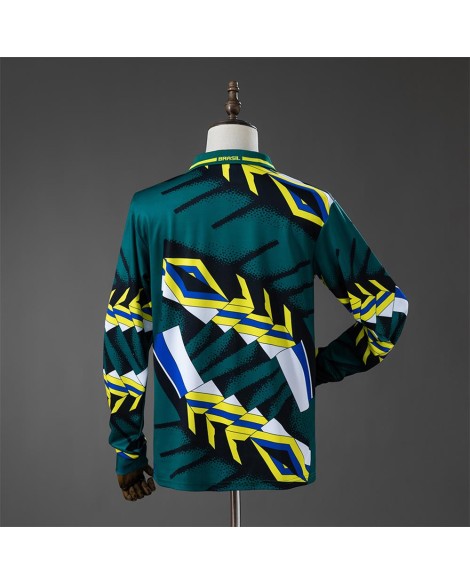 Maillot gardien de but rétro manche longue Brasil saison 96/97