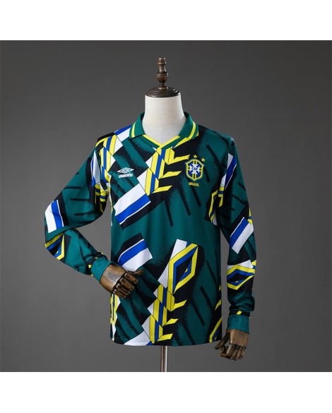 Maillot gardien de but rétro manche longue Brasil saison 96/97