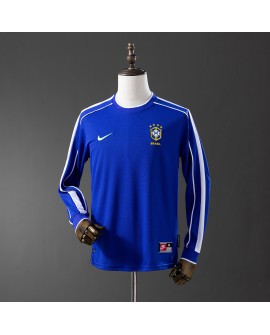 Maillot Brésil Extérieur Rétro 1998 - manches longues
