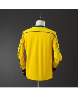 Maillot Brésil Domicile Rétro 1998 - manches longues
