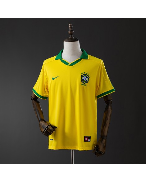 Maillot rétro domicile du Brésil de 1997