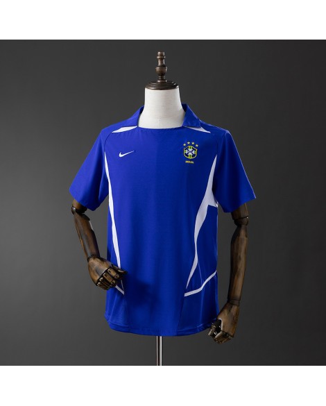 Maillot Brésil 2002 Extérieur Rétro