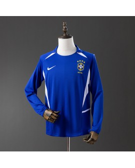 Maillot Brésil 2002 Extérieur Rétro - manches longues