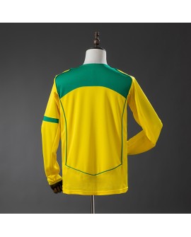 Maillot Brésil Domicile Rétro 2004 - manches longues