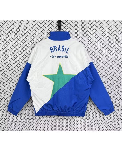 Trench-coat rétro de l'équipe du Brésil