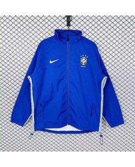 Trench-coat rétro de l'équipe du Brésil