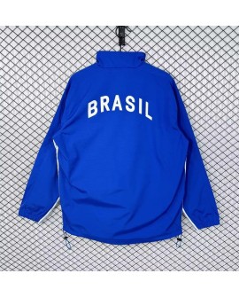 Trench-coat rétro de l'équipe du Brésil