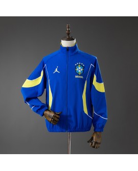 Veste d'entraînement brésilienne 2026 - Bleue