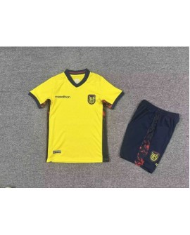Ensemble domicile Équateur 2026 (Maillot + Short) - Enfants