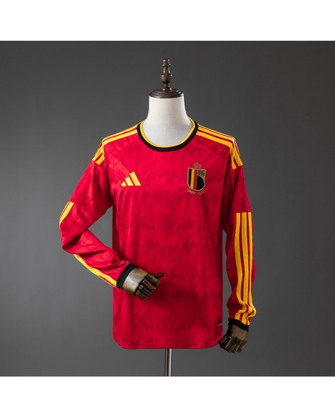 Maillot Domicile à Manches Longues Belgique 2026 Maillot Domicile à Manches Longues Belgique 2026