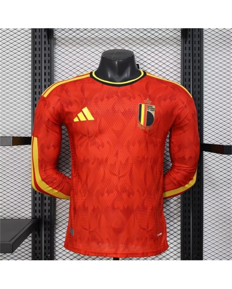 Maillot domicile manches longues de la Belgique pour la Coupe du Monde 2026 - Player