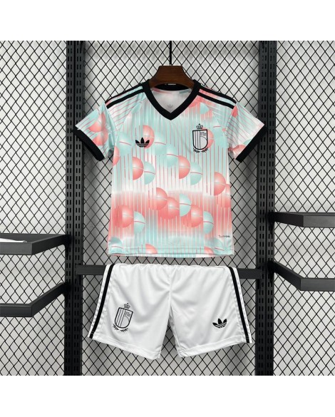 Belgium Ensemble tenue extérieure pour la Coupe du Monde 2026 (Maillot + Short) - Enfant