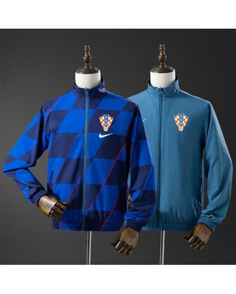 Croatia Trench-coat réversible - bleu marine et bleu ciel