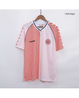 Maillot Danemark 1986 Extérieur Rétro Hummel
