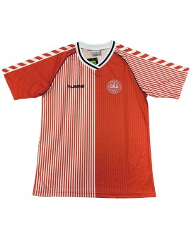 Maillot de football rétro 1986 Danemark domicile