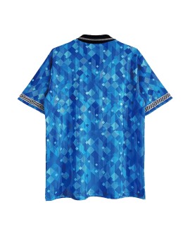 Maillot Angleterre Extérieur Rétro 1990 By - Bleu
