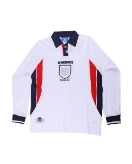Maillot Angleterre Domicile Rétro 1998 Par - Manches Longues