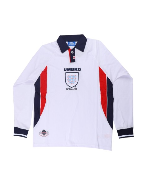 Maillot Angleterre Domicile Rétro 1998 Par - Manches Longues