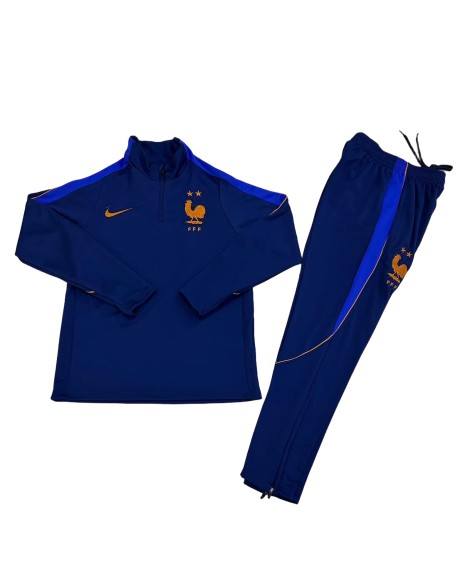 Maillot d'entraînement Équipe de France 2026 bleu roi Maillot d'entraînement Équipe de France 2026 bleu roi
