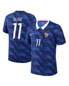 Maillot domicile de l'équipe de France 2026 - Avec le numéro Olise 11 imprimé en flocage