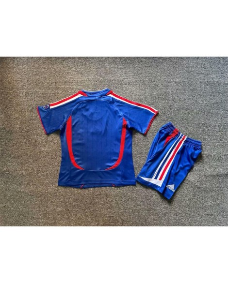 Maillot rétro extérieur France 2006(Maillot + Short)  - Enfant