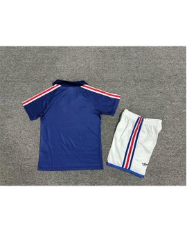 Maillot rétro domicile France 82-84(Maillot + Short)  - Enfant