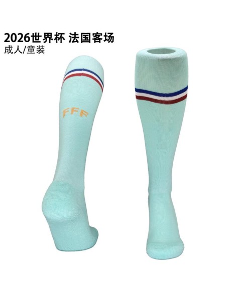 Chaussettes extérieures France Coupe du Monde 2026 - Enfant