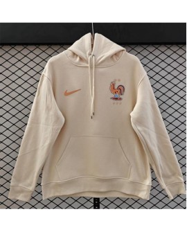 Sweat-shirt doublé polaire de l'équipe de France-beige