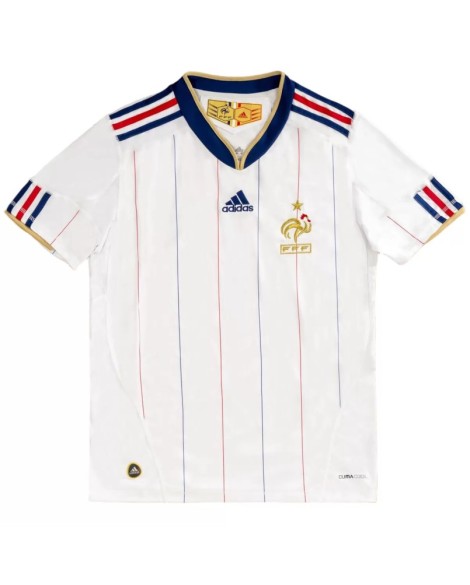 Maillot extérieur rétro de la France pour la Coupe du Monde 2010