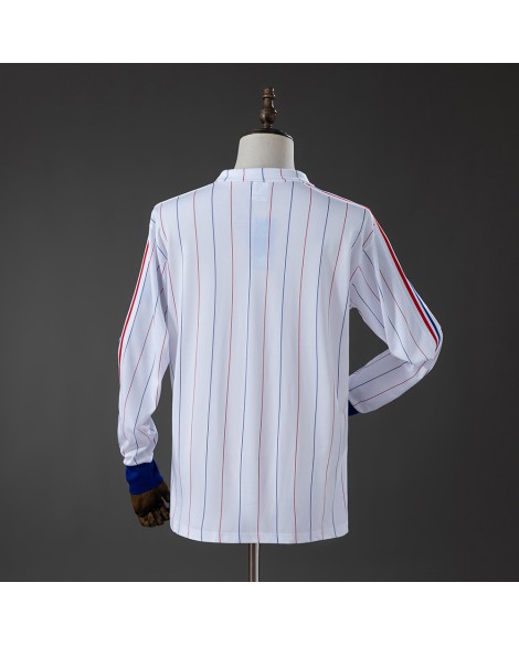 Maillot rétro manches longues extérieur de l'équipe de France saison 80/82