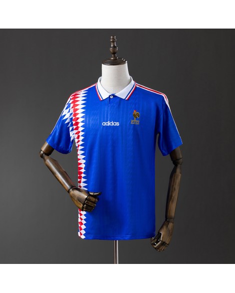 Maillot de foot rétro domicile France 1994 Maillot de foot rétro domicile France 1994