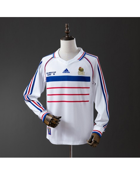 Maillot rétro manches longues extérieur France 1998