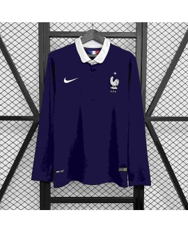 Maillot rétro français à manches longues 2014