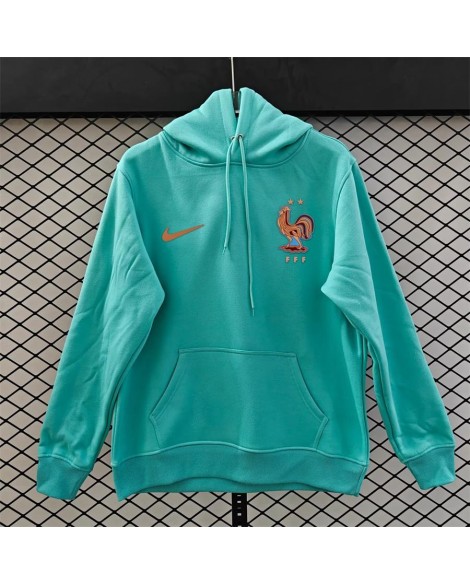 Sweat-shirt doublé polaire de l'équipe de France-Vert clair