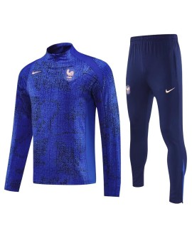 Maillot d'entraînement bleu de l'équipe de France 2526