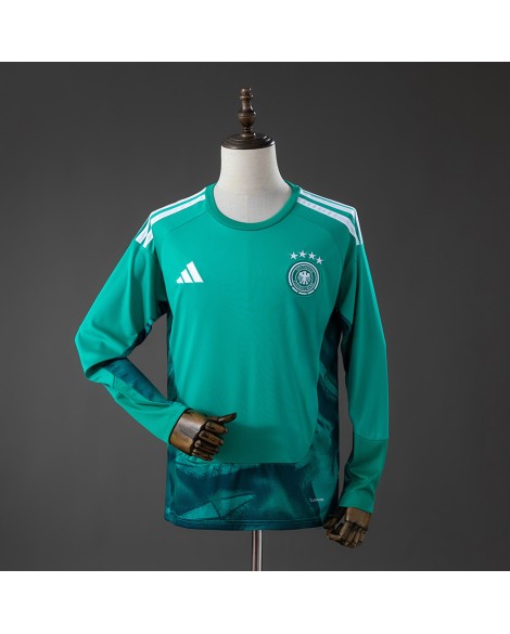 Maillot vert à manches longues de gardien de but Allemagne 2026