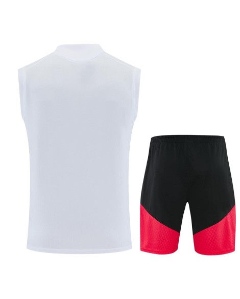 Tenue d'entraînement allemande 2627 - blanche (débardeur + short)